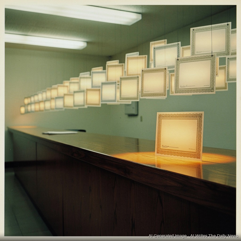 Official records, issued while you wait.