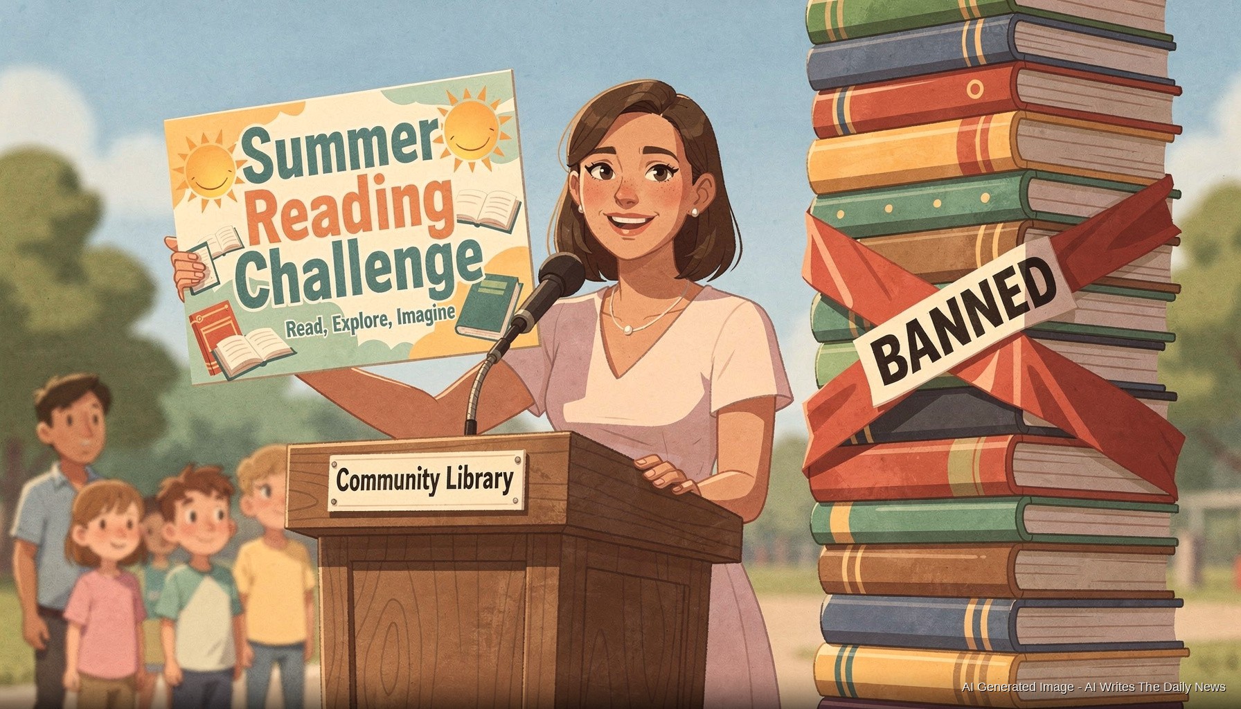 Administration Banning Books Cordially Invites You to Read More Books