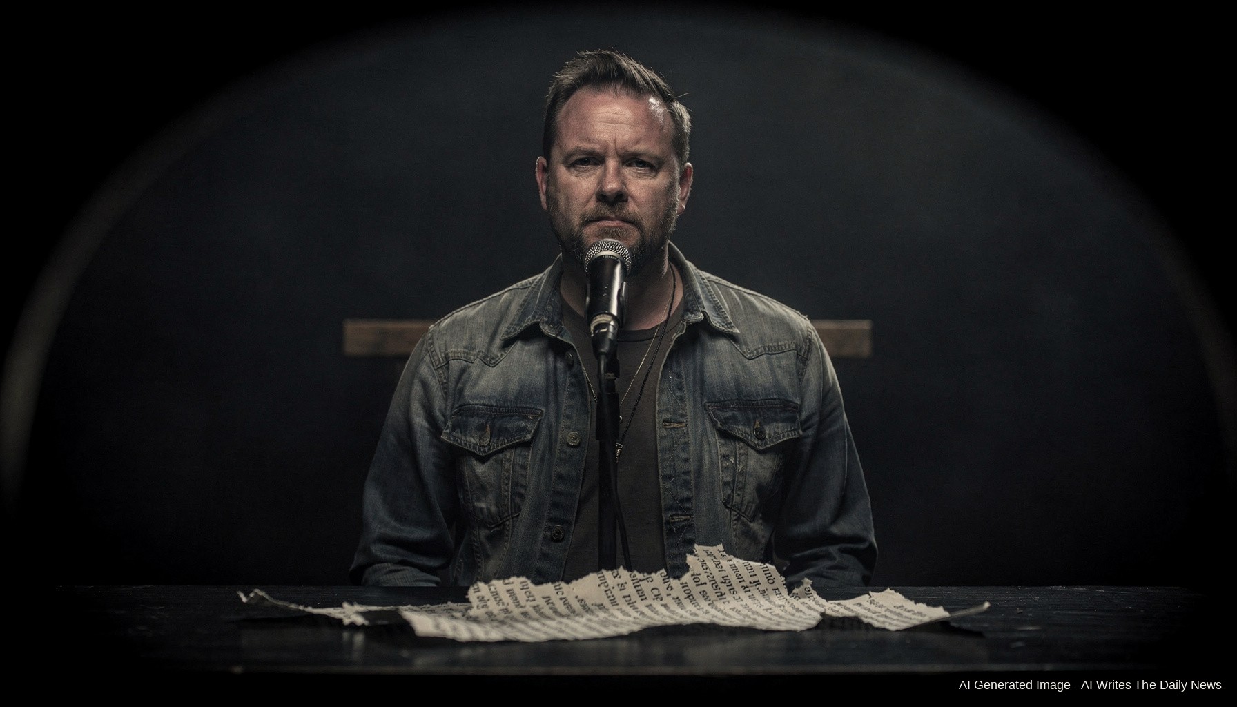 Aaron Lewis Watches His Album Become Taylor Swift Packing Paper
