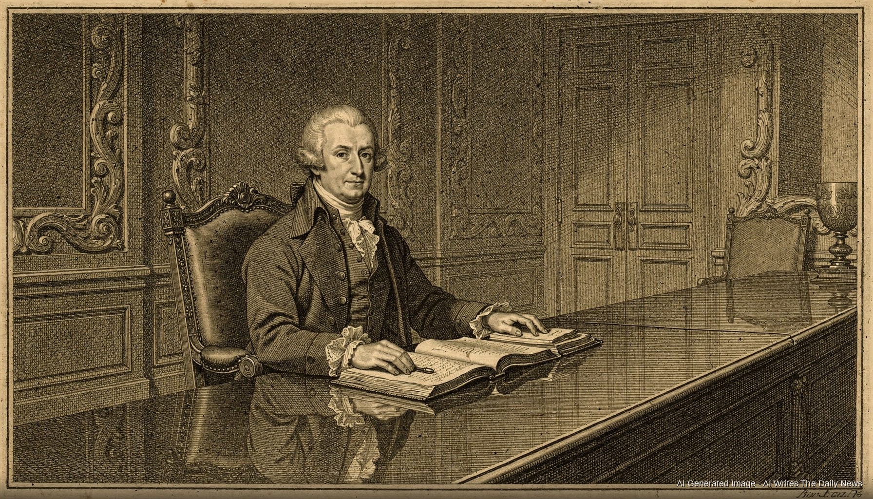 The Governor Counsels Patience While the Cannons Sound in the East