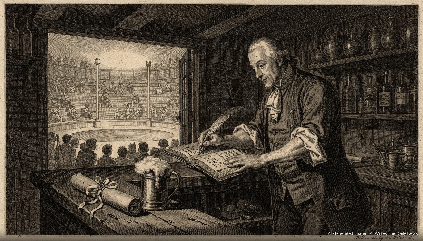 A Tavern-Keeper in New York Discovers the Ancient Art of Hedging His Fortunes Against Victory
