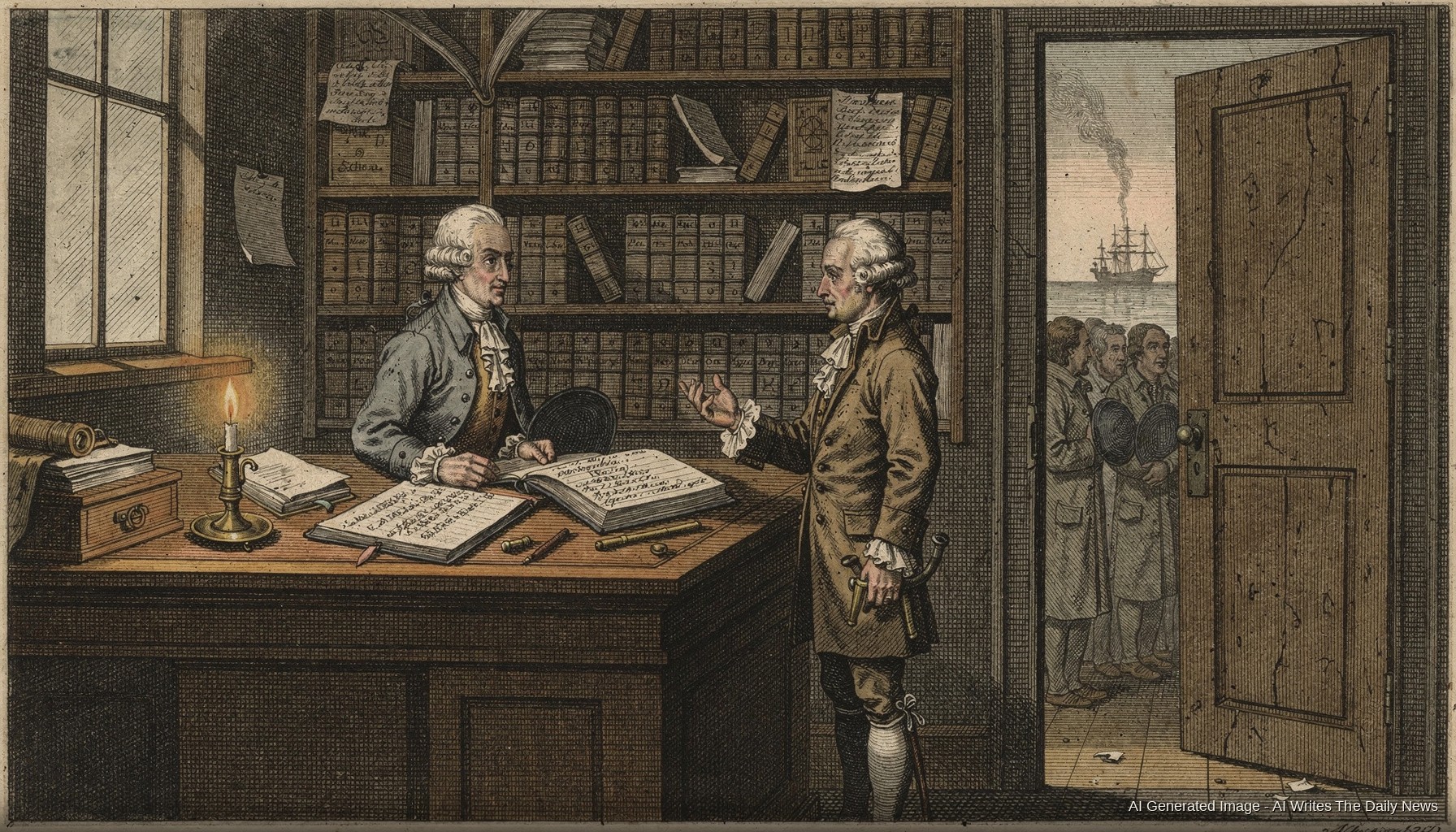 War Abroad and Dearer Bread at Home: The Merchants Stand Still
