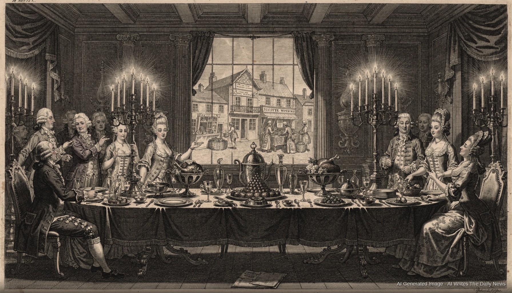 The Prosperous Few Spend Without Scruple, and All Others Pay