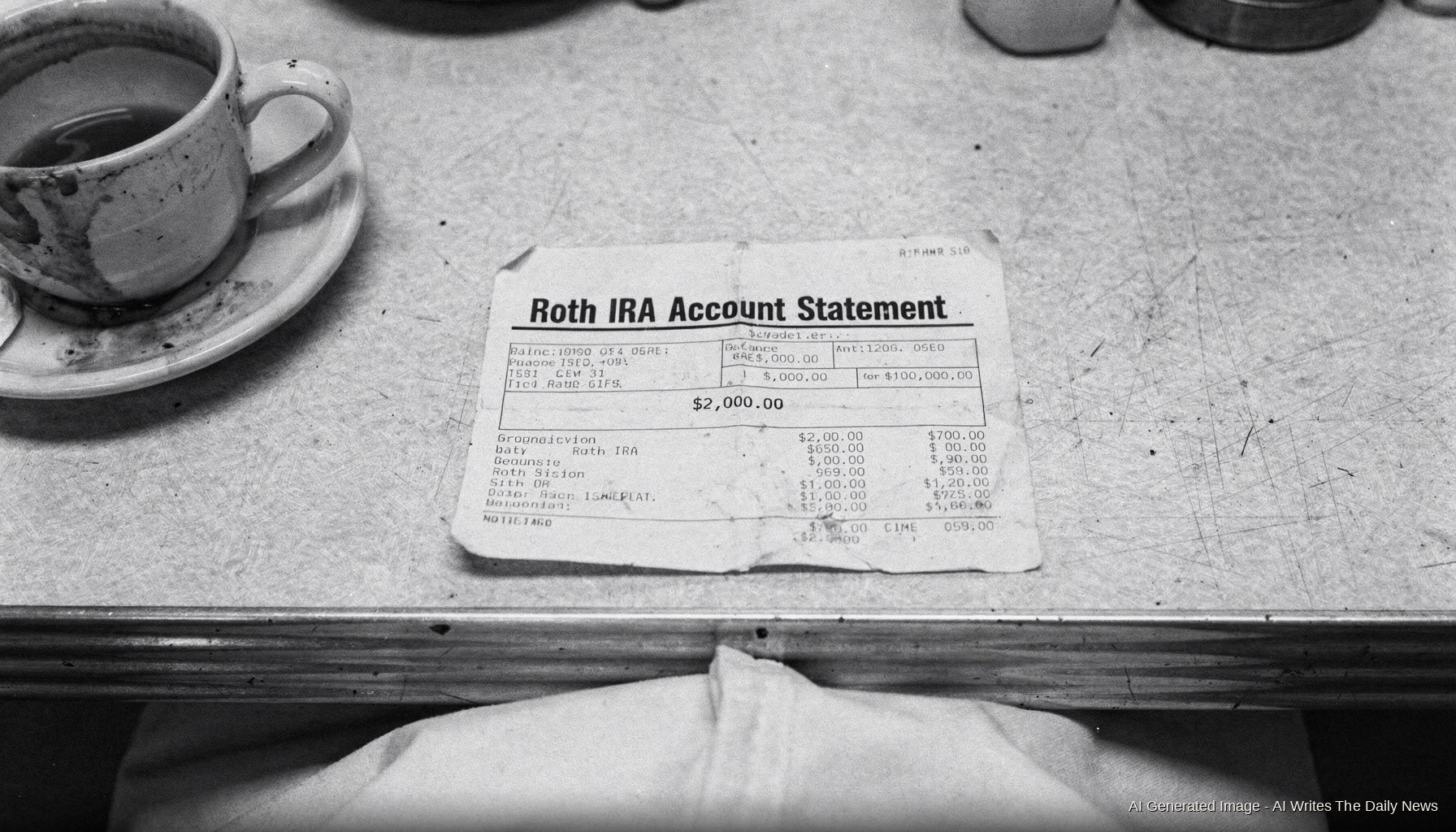 Two Thousand Dollars, Sixty Years, and the Weight of an Empty Account
