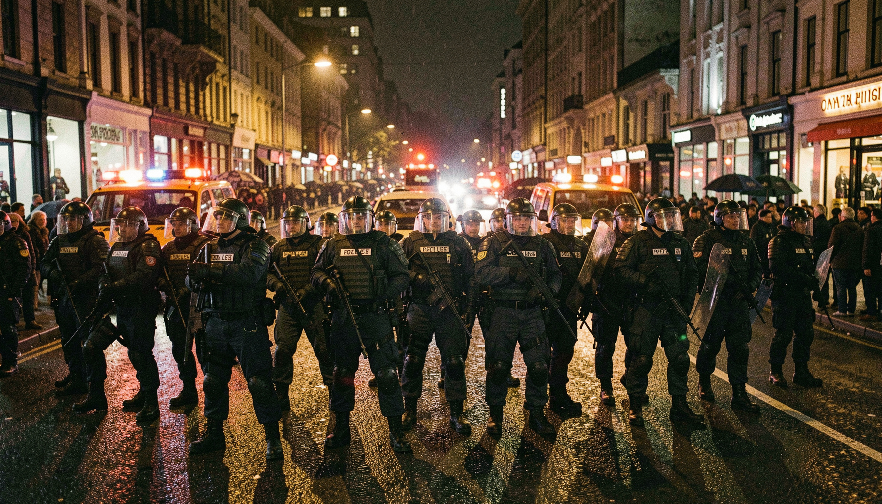 Riot Police Clear Glasgow Streets After Celtic Title Celebrations Turn Violent