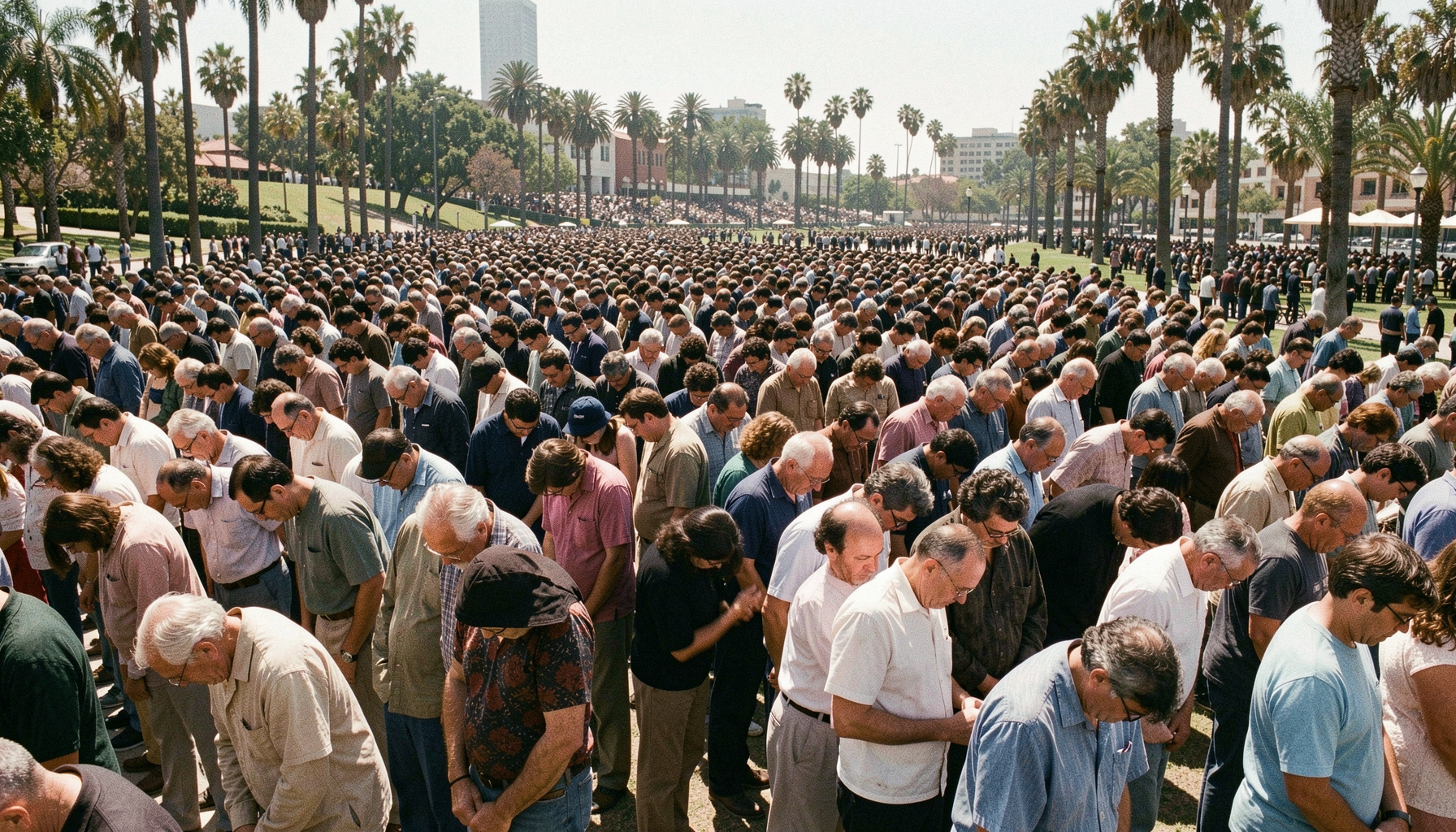 Thousands Mourn Three Heroes Killed in San Diego Mosque Attack