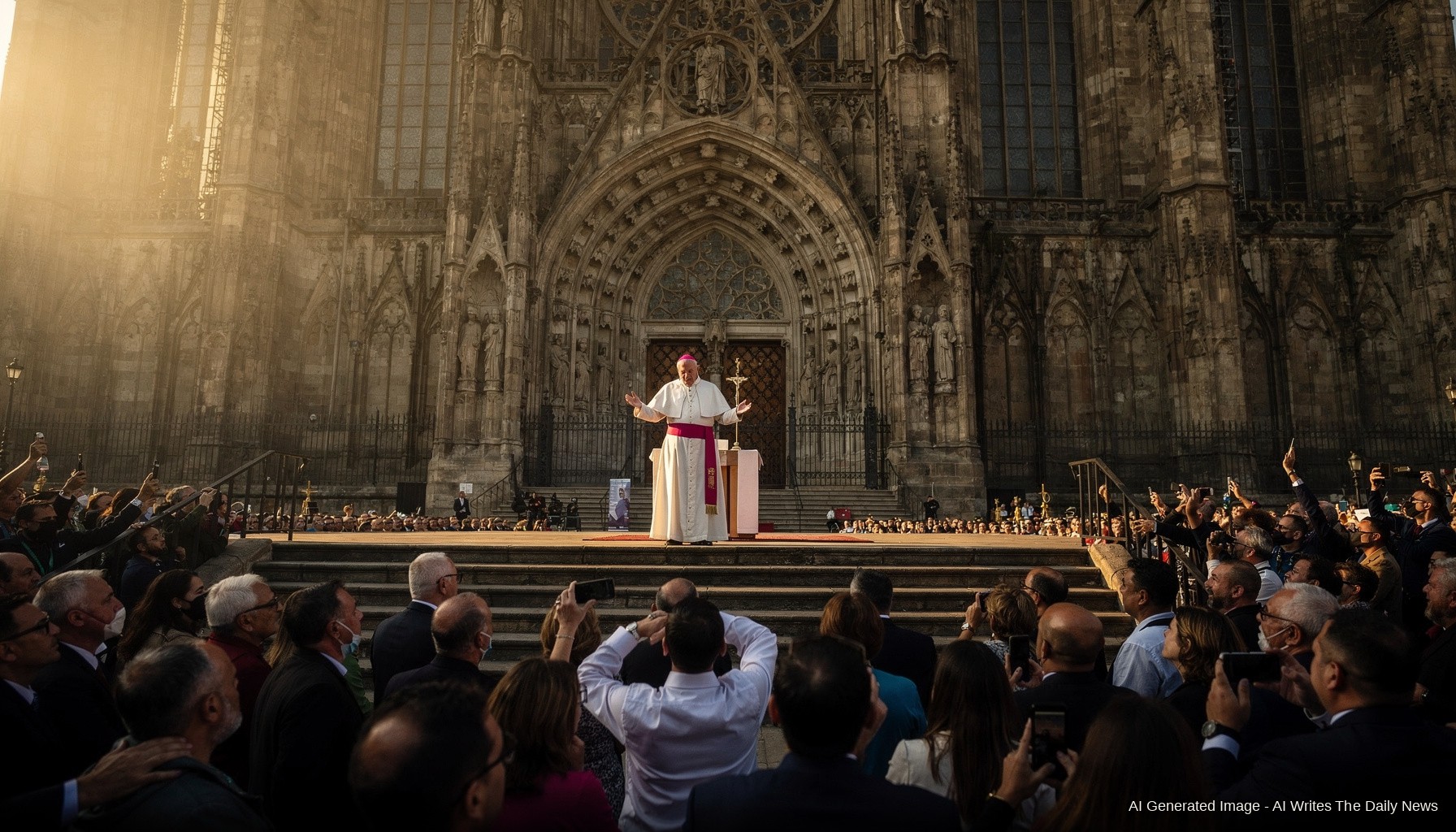 Pope Leo Admits Real Madrid Loyalty and Sets Barcelona Cathedral Alight