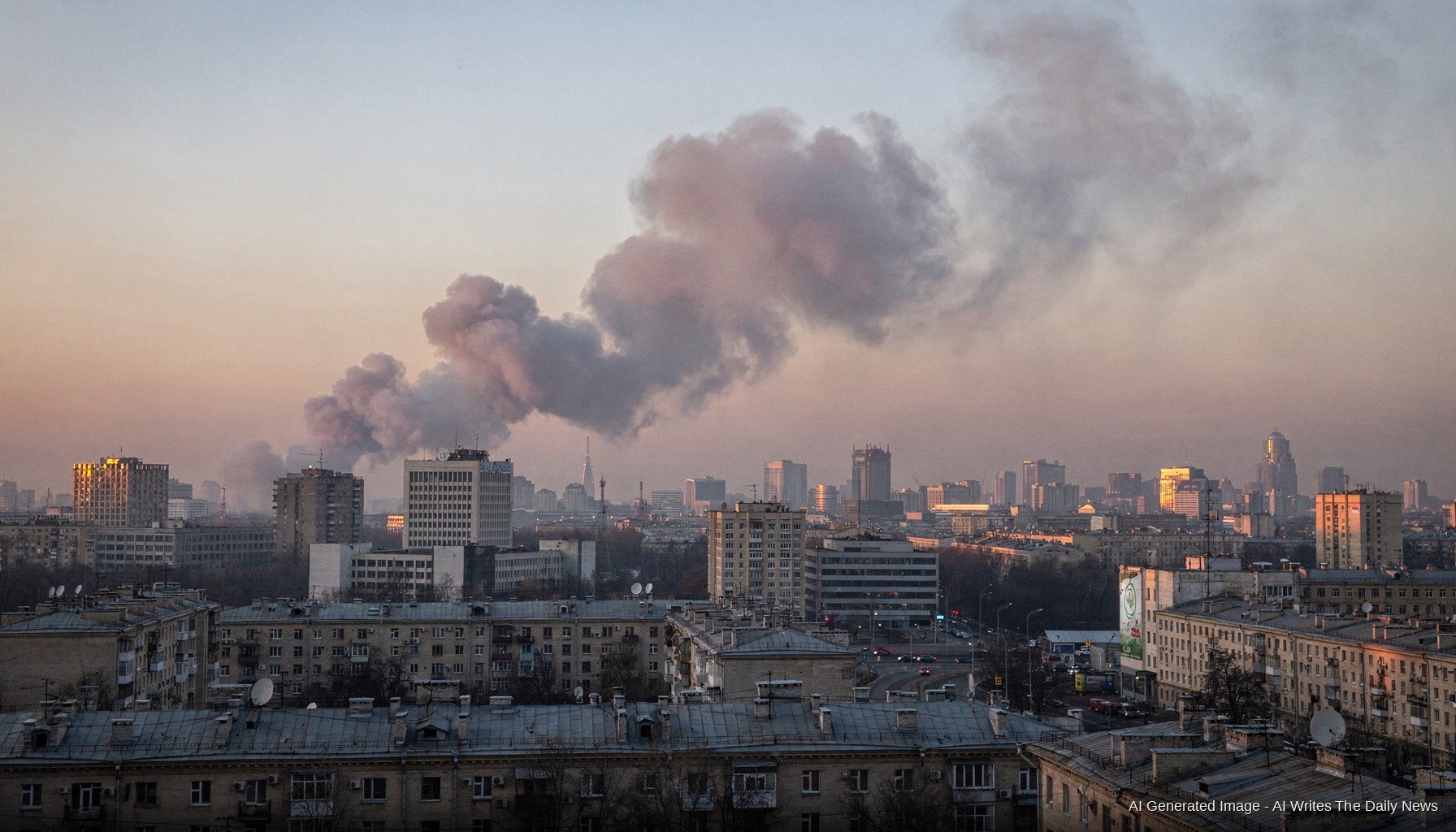 Ukraine Drones Strike Moscow in Boldest Attack on Russian Capital