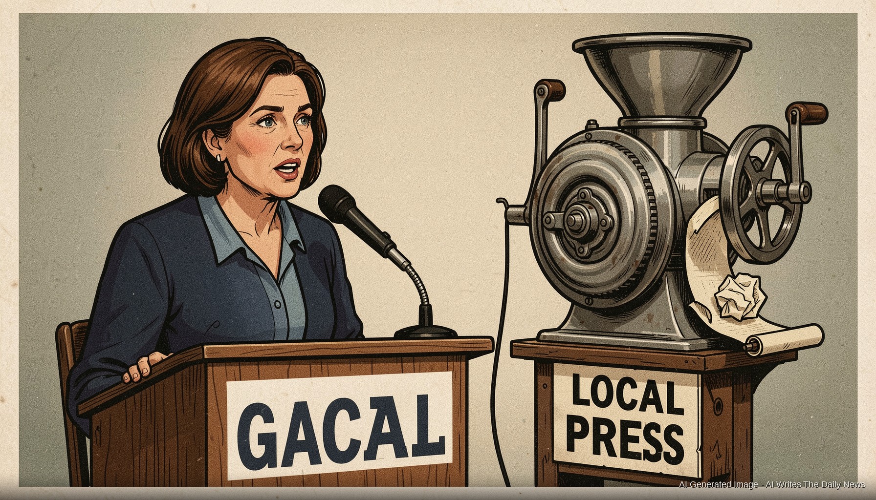 Candidate Insists Her Words Were Twisted, Which Assumes She Had Words