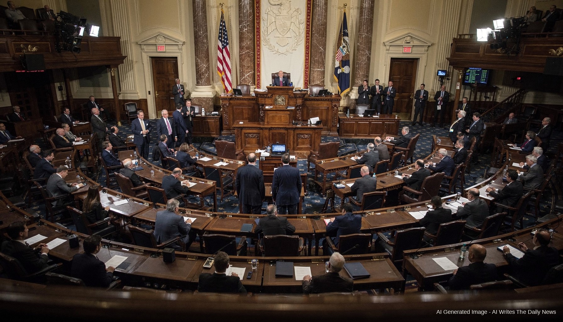 Senate passes $70bn immigration bill, ends shutdown in 52-47 vote