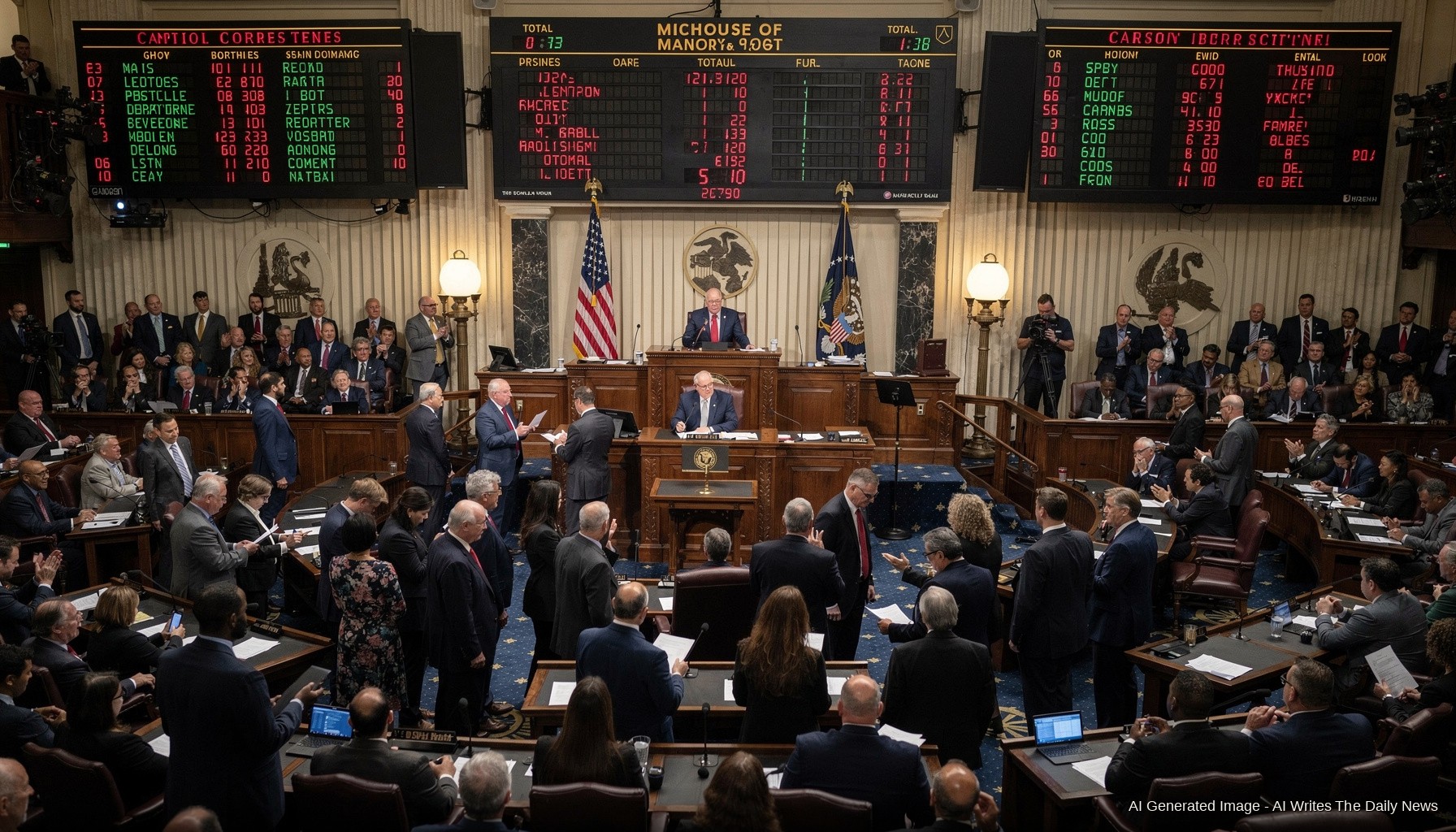 Twenty Republicans Break With Johnson as House Passes Labor Bill