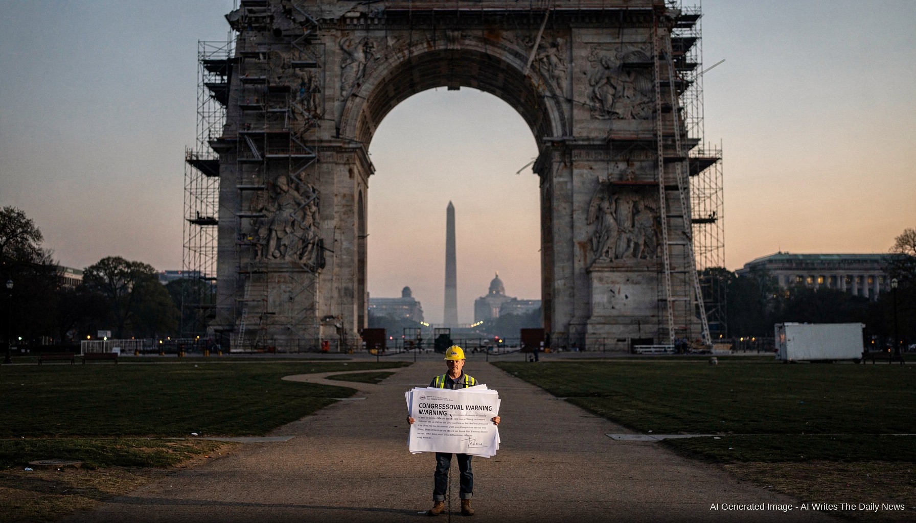 Congress Warns That a Triumphal Arch Requires, Technically, a Triumph