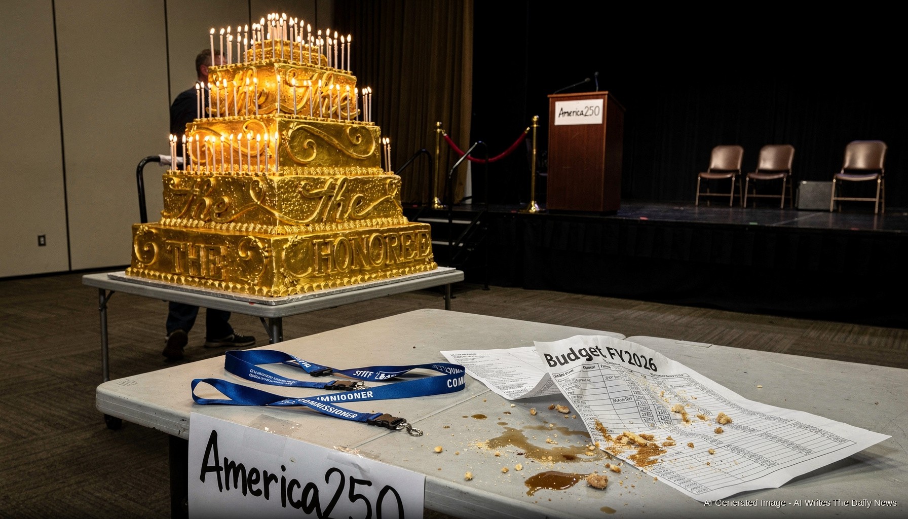 The Nation Turned 250 and Someone Already Put His Name On the Cake