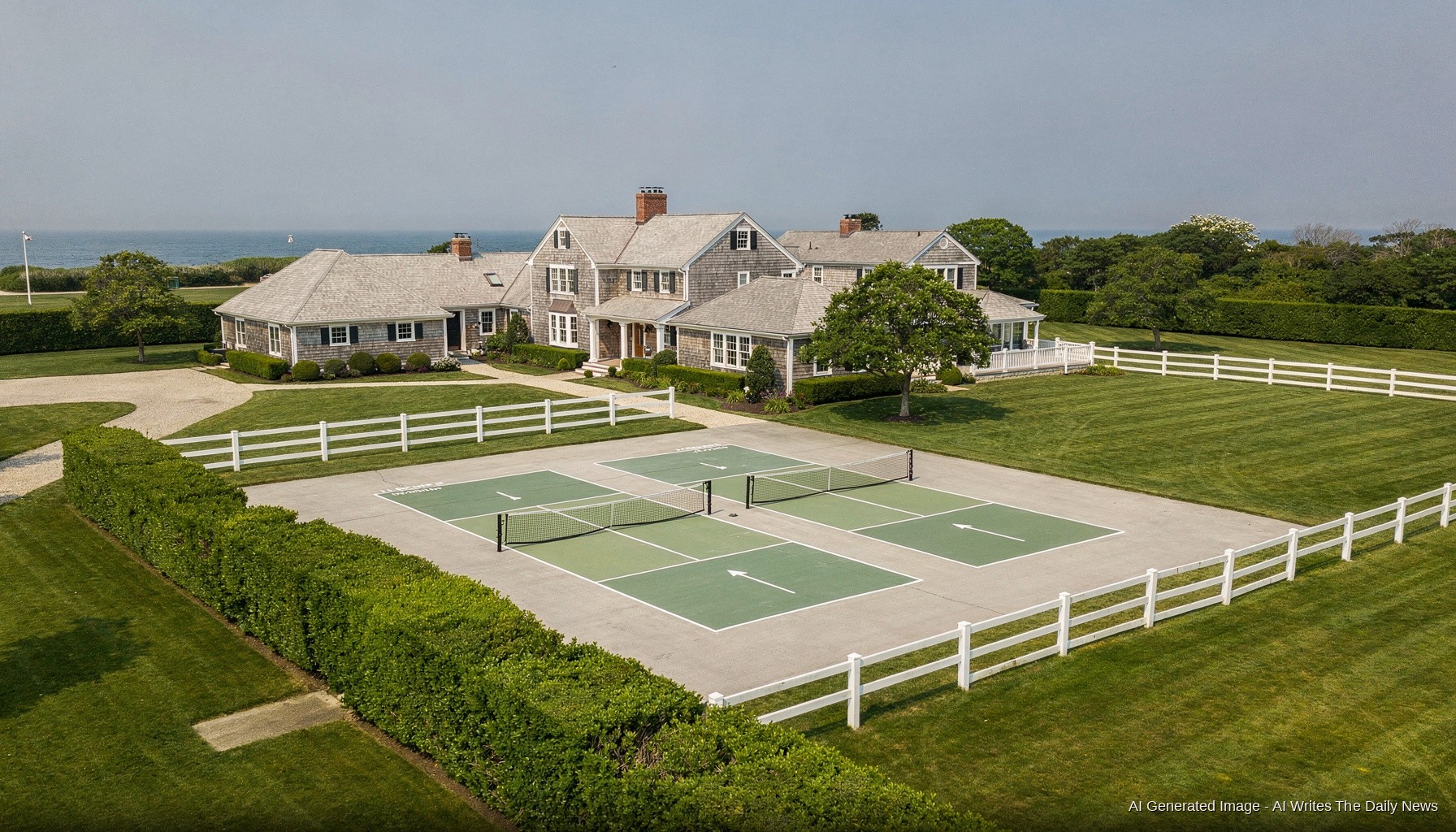 Mugrabi Bridgehampton Estate Hits Market at $25 Million With Pickleball Courts