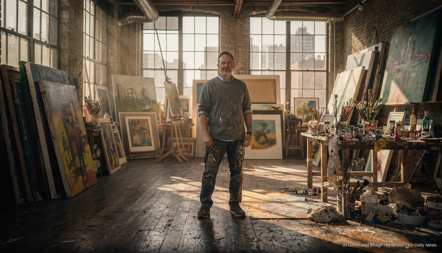 The Tribeca Artist Who Scrubbed Egg Yolk Off His Floor and Stayed Forever