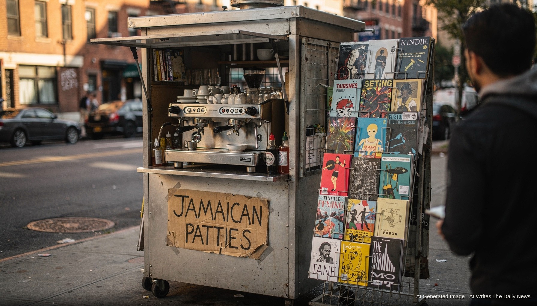 NYC Newsstands Ditch the Headlines and Sell Jamaican Patties Instead