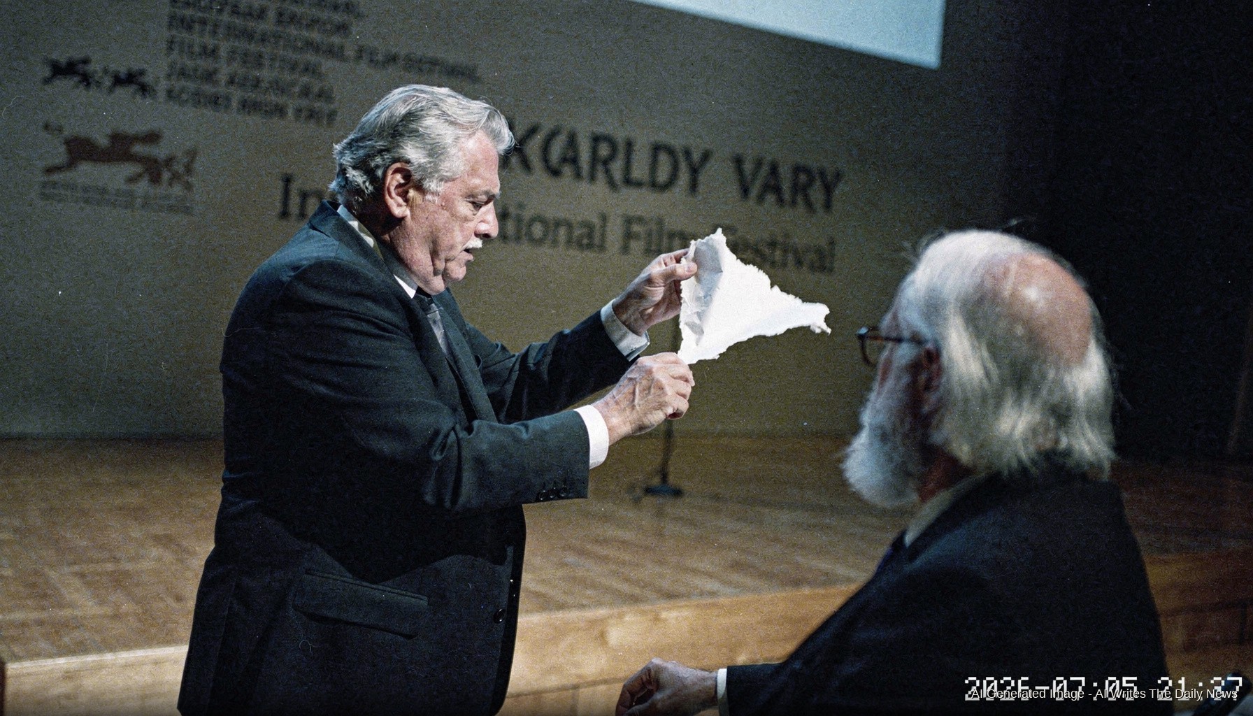 Ritual Paper Destruction Marks Cinematographer's Ascension at European Ceremony