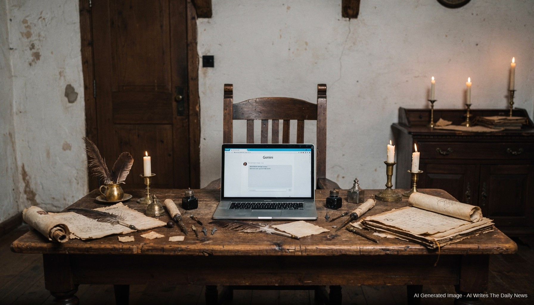 Google Imagines Founding Fathers Using Gemini to Draft the Declaration
